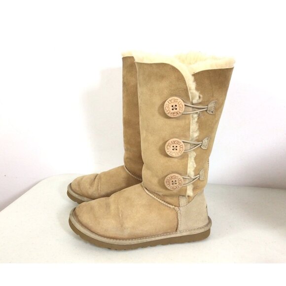 UGG Bailey Button Tall Boots Womens 6 - Picture 4 of 7